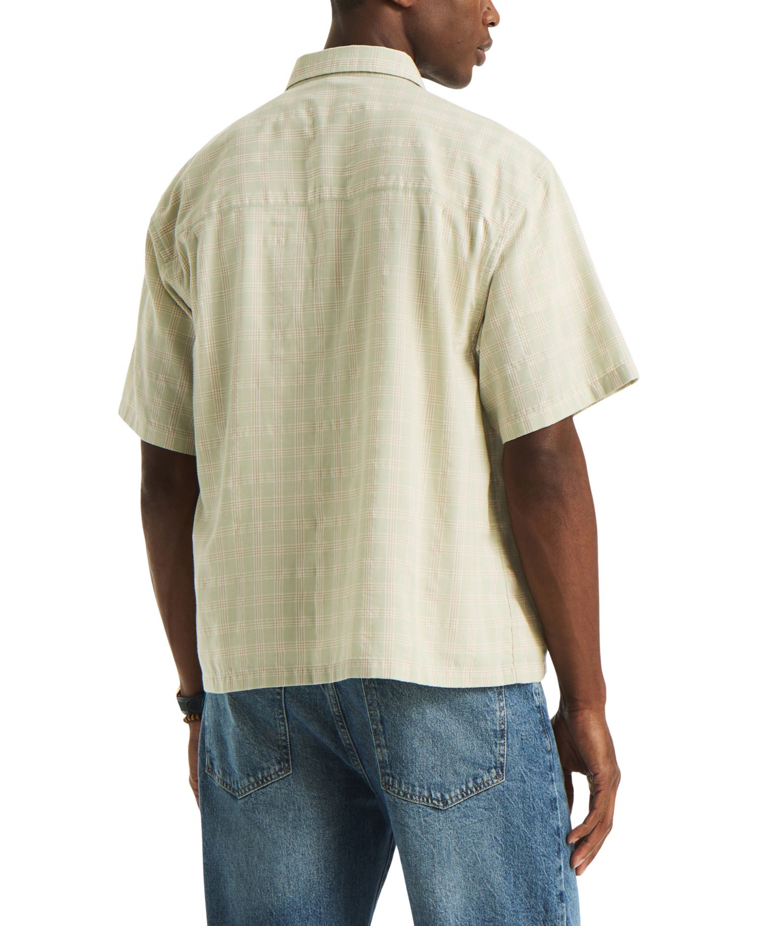 Men's Cotton Plaid Shirt