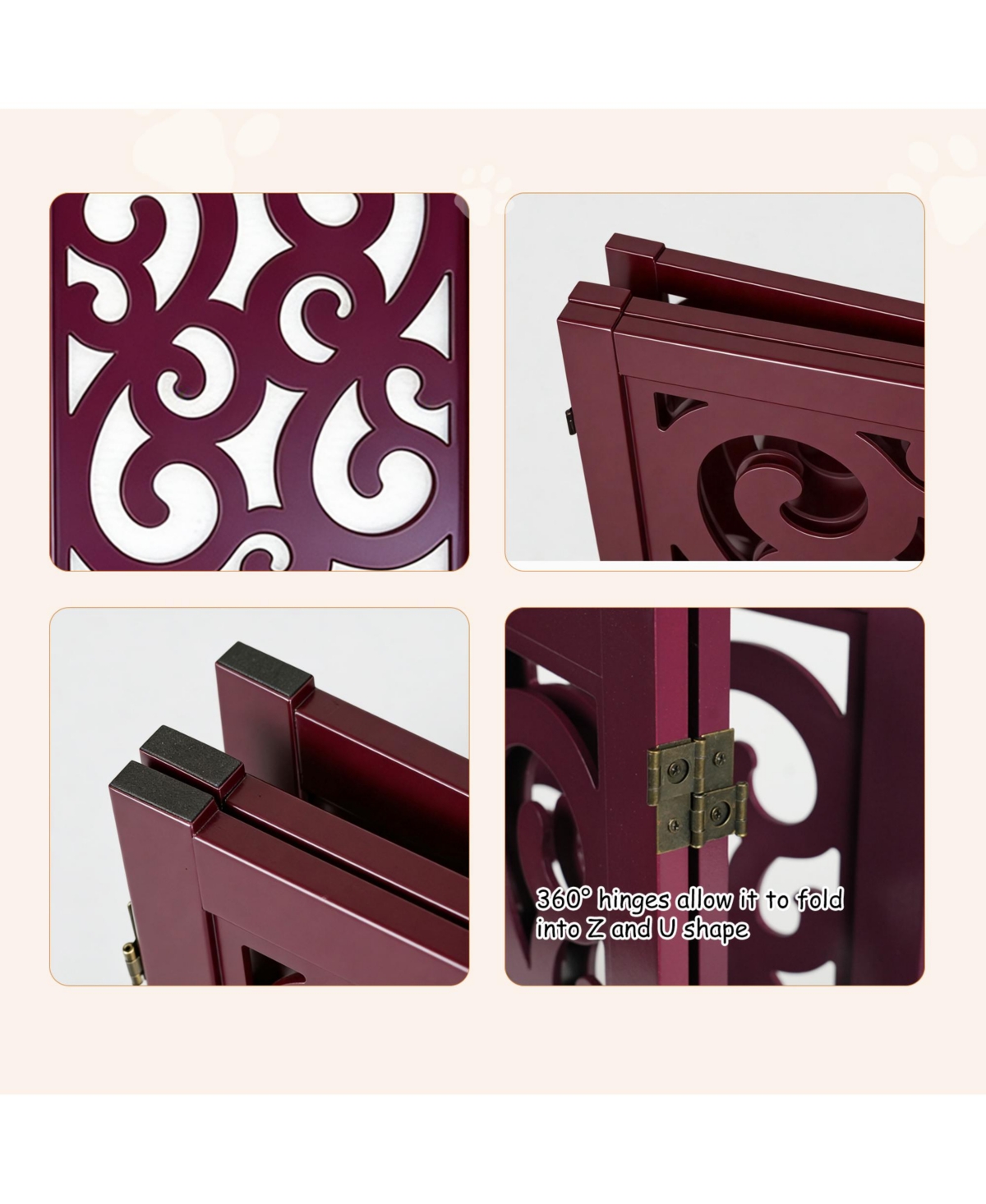 Ashfield and Harkness: Scroll 3 Panel Pet Gate