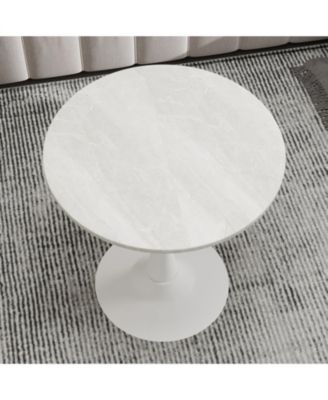 27.6" Round Marble Vein Coffee Table, Base