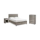 Tribeca Grey Storage Bedroom Furniture Collection, Only at ...