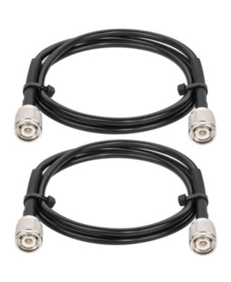RG58 50 Ohm TNC Male Connectors Coaxial Cable 25 ft.