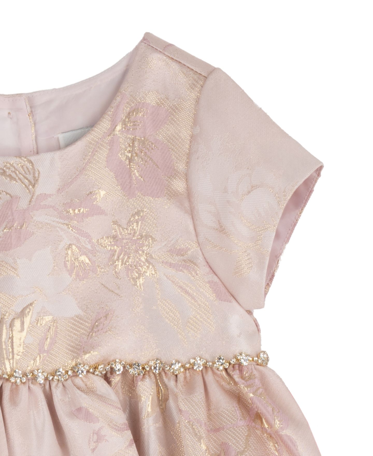 Платье Rare Editions Embroidered Brocade Dress with Bloomers для девочек-малышей, цвет: Розовато-лиловый — фото 3