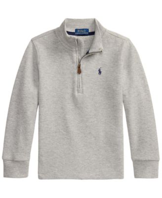 Boys' 2T-7 Estate Rib Quarter-Zip Sweater