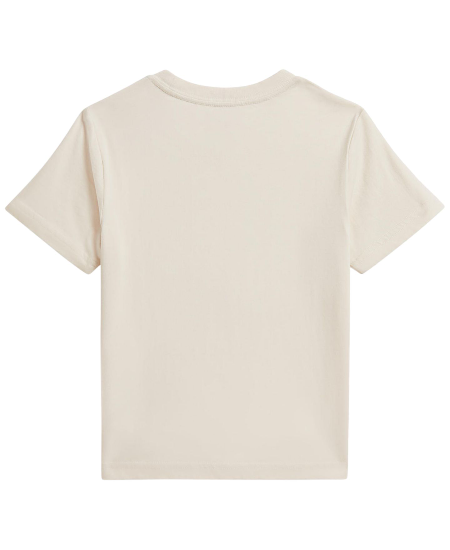 Футболка Polo Ralph Lauren Logo Cotton Jersey T-Shirt для мальчиков, цвет: Кремовый — фото 5