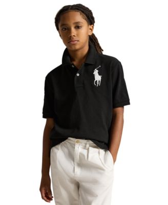 Boys' 8-20 Big Pony Cotton Mesh Short-Sleeve Polo Shirt