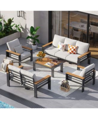 5-Piece Modern Patio Sofa Set C Relax in Style Outdoors
