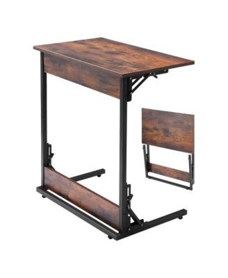Modern C Shaped End Table for Bedroom, Sofa and Office Use