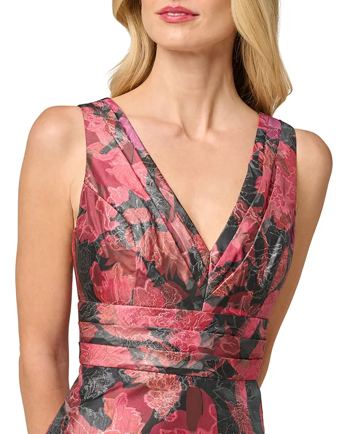 Women's Floral Jacquard Dress - thumbnail 3