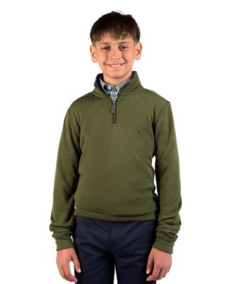 Boys' 8 -20 French Rib Quarter Zip