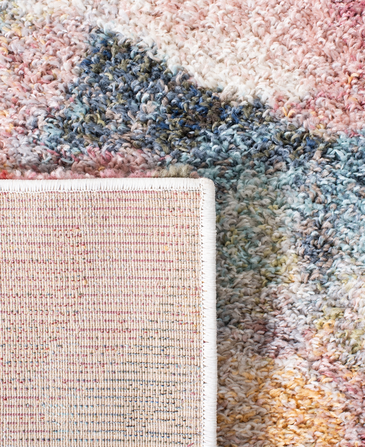 Safavieh Seattle Shag STE908T 2'3"x8' Runner Area Rug