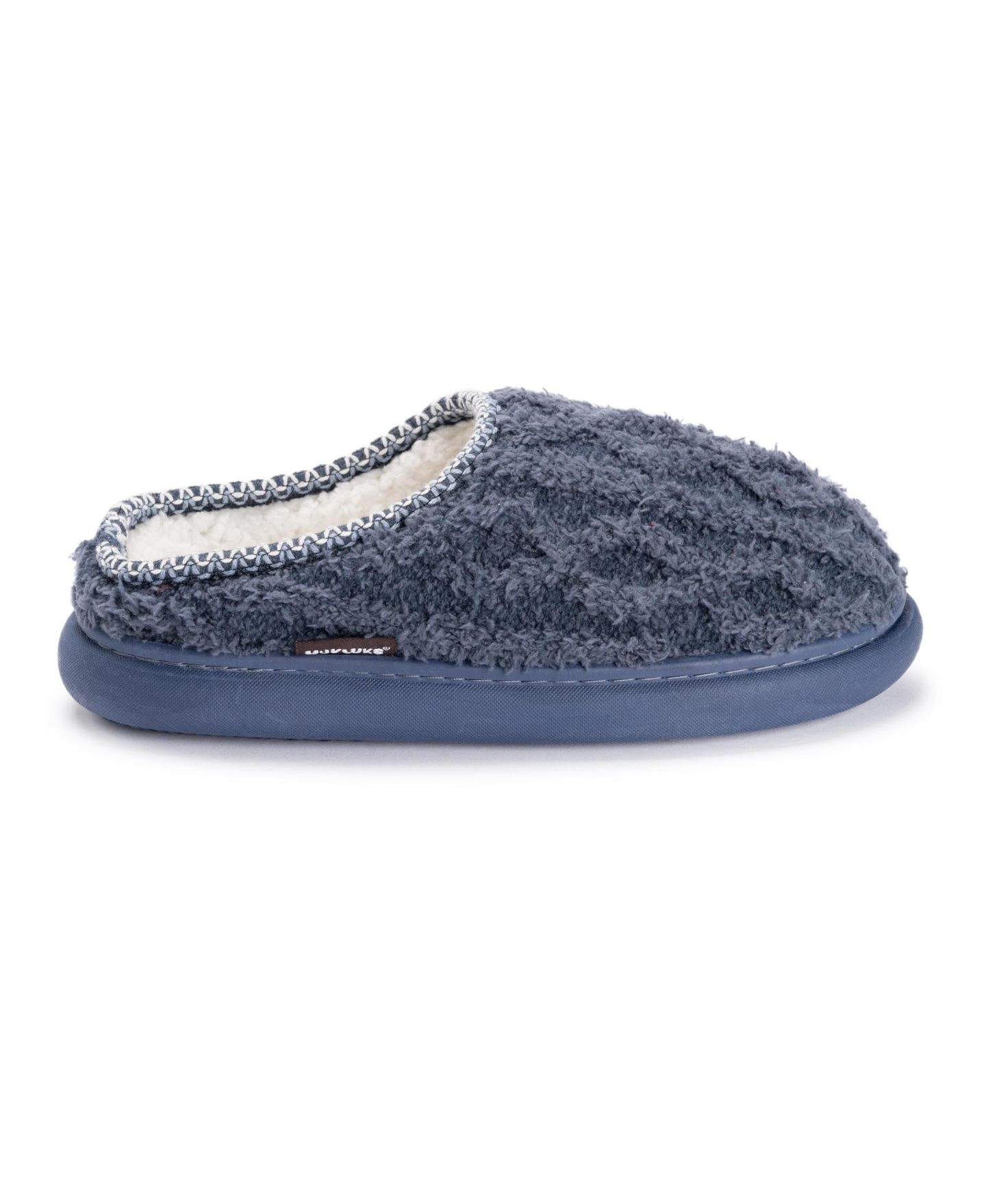 Женские тапочки MUK LUKS Janna Cozy Crew Clog Slippers, цвет: Синий, вариант 1 — фото 7