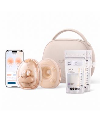 Heated Wearable Breast Pump S2 Pro with 240 Milk Storage Bag, Hands-Free, HeatFlow Tech, Wireless Charging Case