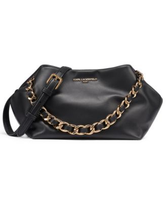 Giovanna Medium Leather Clutch Handbag