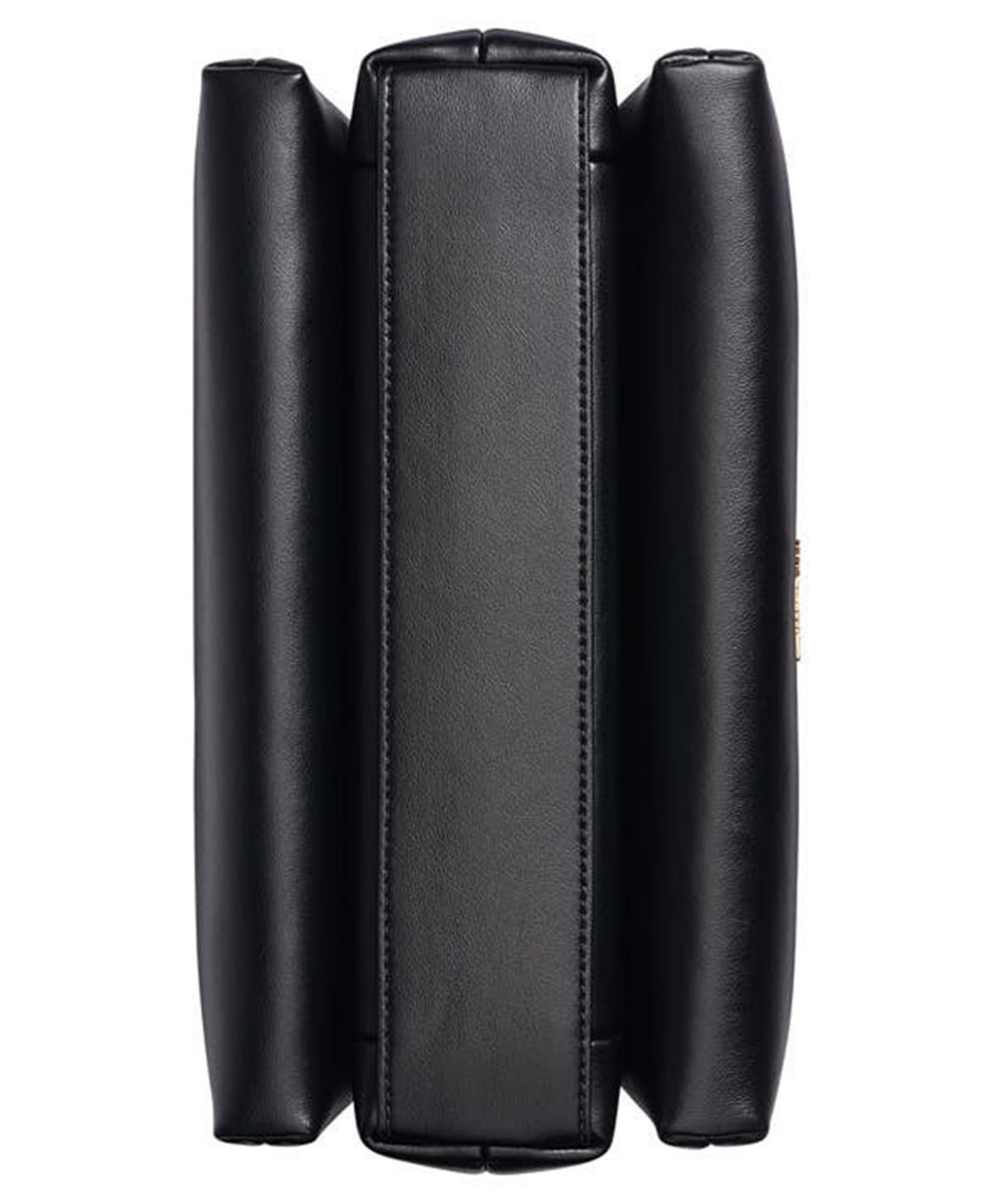 Женская сумка KARL LAGERFELD PARIS Benoite Medium Satchel Handbag, цвет: Чёрный / Золотой — фото 8