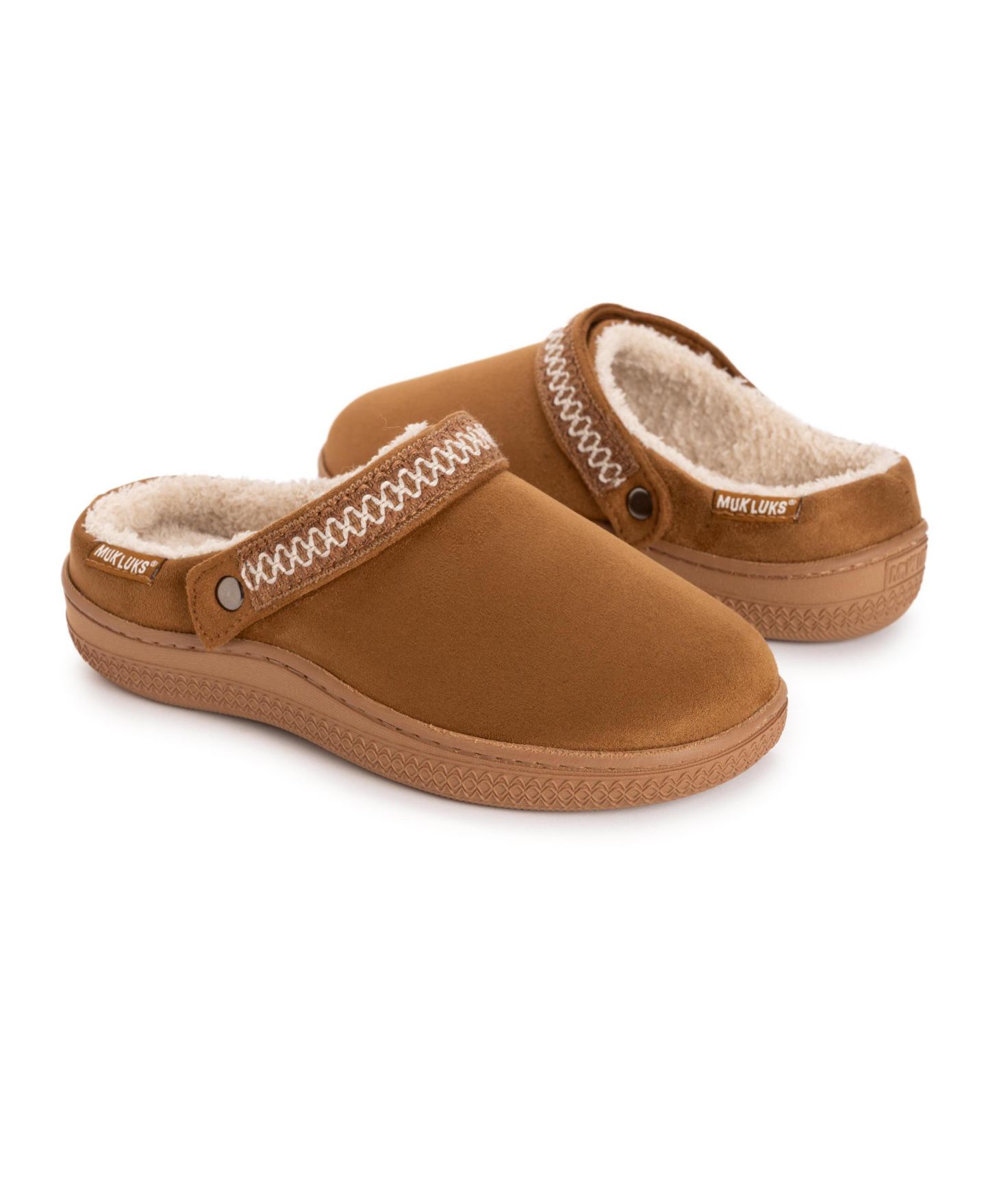 Женские сабо MUK LUKS Quianna Lana Clog Slippers, цвет: Каштановый — фото 9