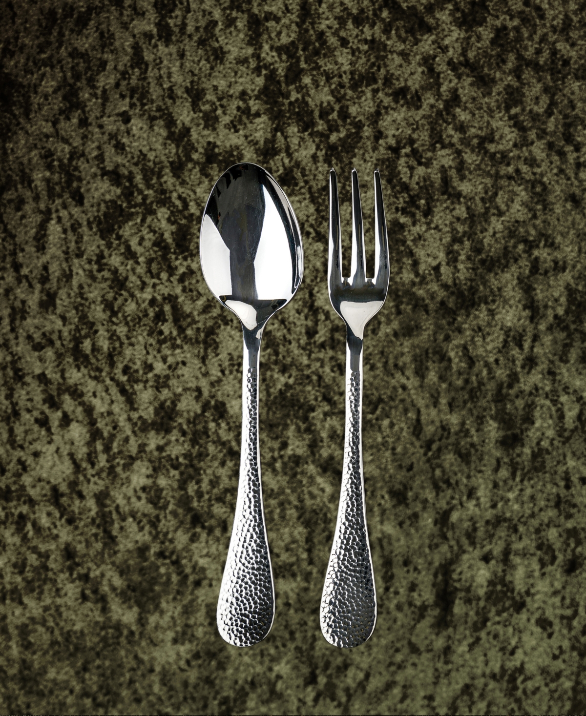 Mepra Serving Set Fork and Spoon Flatware Set, Set of 2