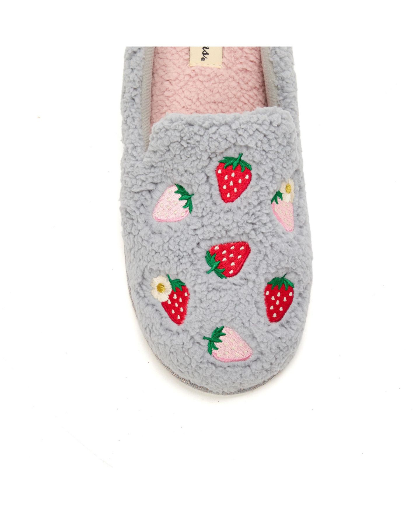 Женские тапочки Dearfoams Teddy Scuff Slipper, цвет: Серый — фото 8
