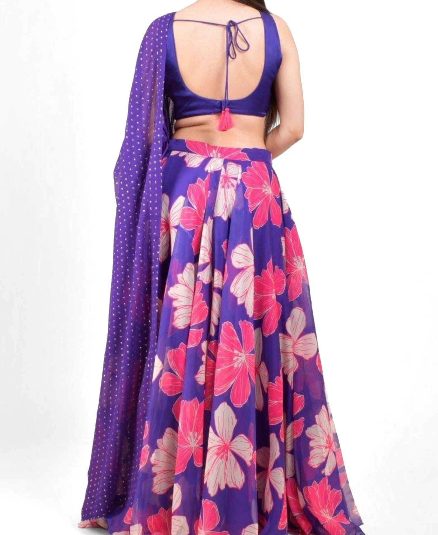 Women's Floral Embroidered Lehenga Choli