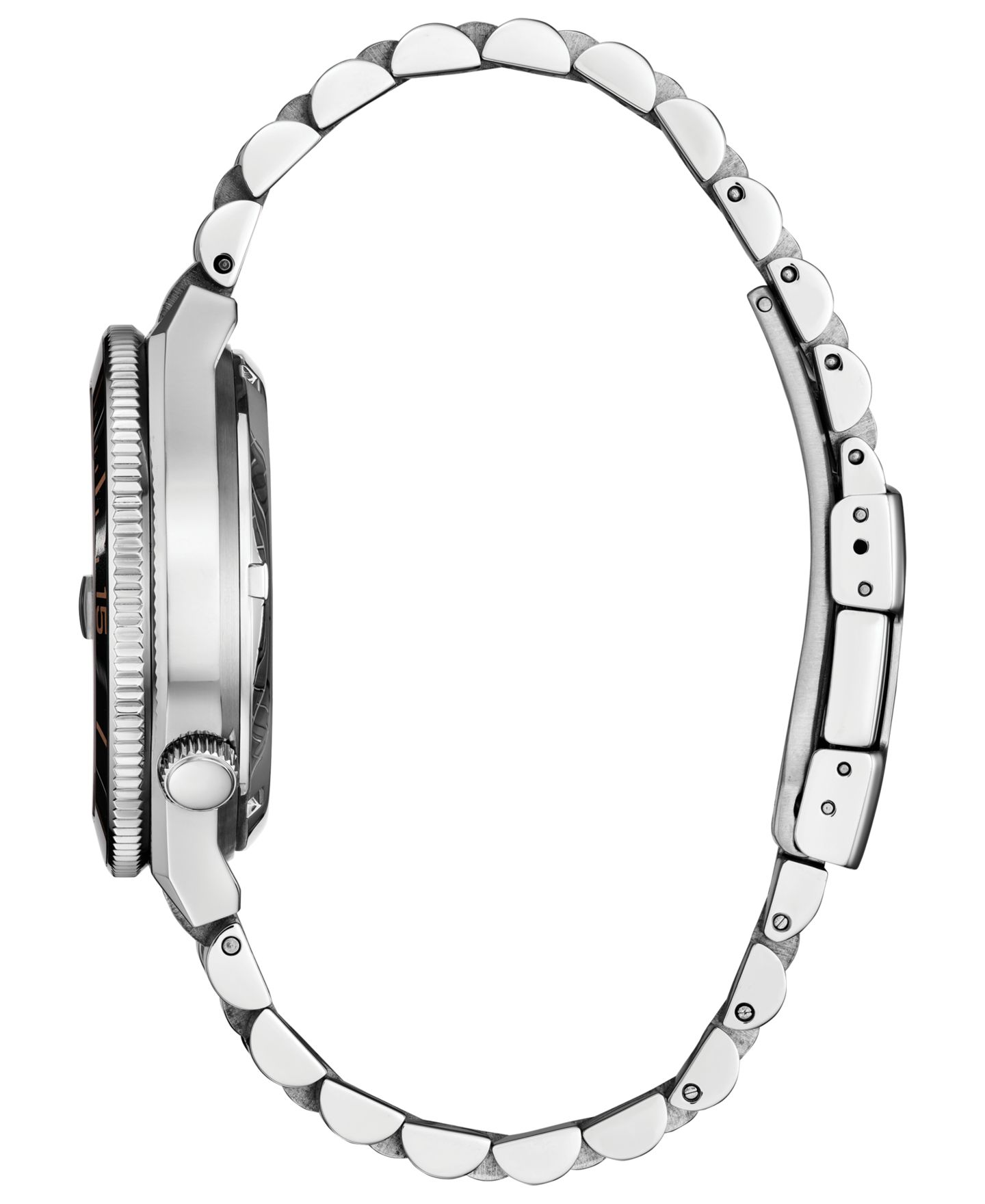 Мужские часы Citizen Special Edition Automatic Tsuyosa Shore Silver-Tone Stainless Steel Bracelet Watch 40mm — фото 2