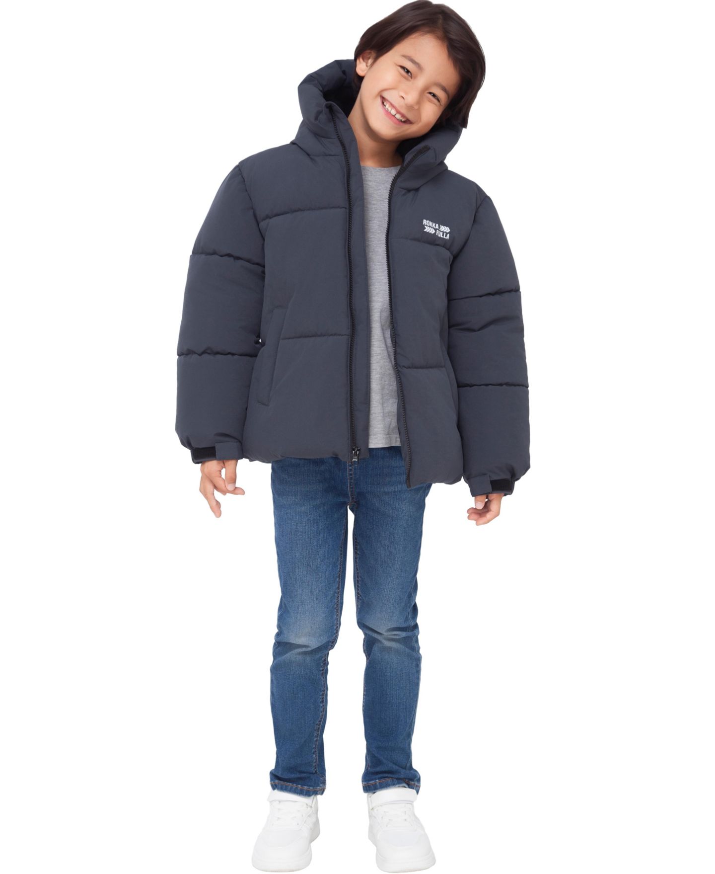Куртка Rokka&Rolla RokkaandRolla Explorer Fleece-Lined Hooded, Size 4-18 для мальчиков, цвет: Серый — фото 5