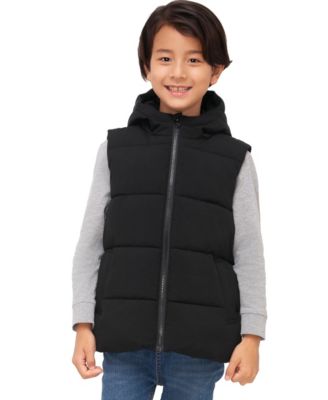 RokkaandRolla Boys' Everett Hooded Puffer Vest, Size 4-18