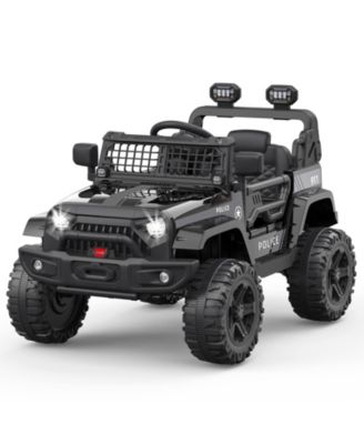12V Electric Ride-On Car with Remote Control, LED Lights, Battery Powered, Ages 3-8