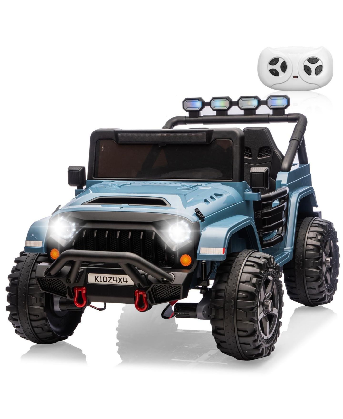 Детская игрушка homfan Double Seat 24V Ride-On SUV Remote Control Battery Powered 4WD, 3–8 лет — фото 2