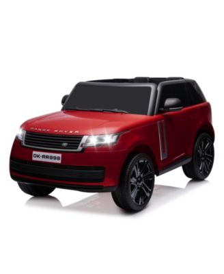 Licensed Land Rover 24V Parental Remote Control 2-Seater Ride-On Car, Ages 3+