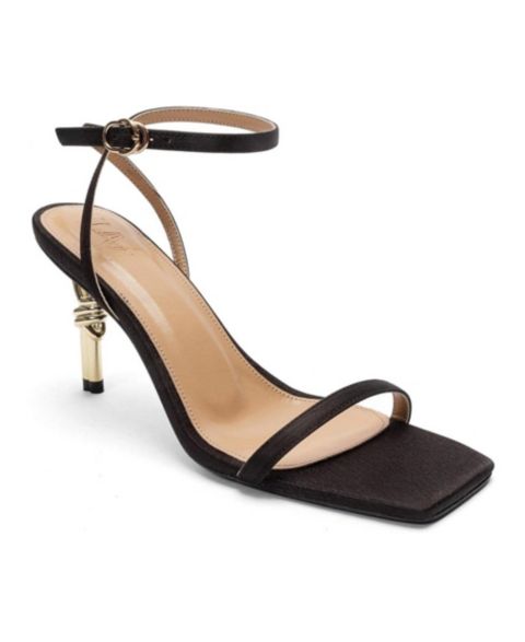 Женские сандалии Prologue Shoes Sone Stiletto Ankle Strap Sandal, цвет: Чёрный