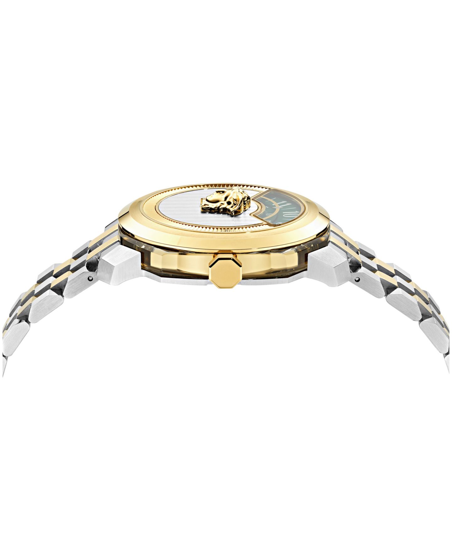 Женские часы Versace Dylos Silver Stainless Steel Bracelet Watch 39mm — фото 2