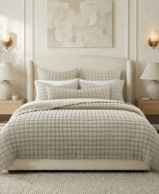 Whisper Textured 3-Piece Quilt Set, King/California King