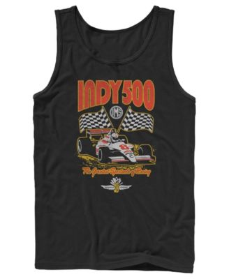 Men's Indy 500 Vintage Race Car Graphic Tank Top