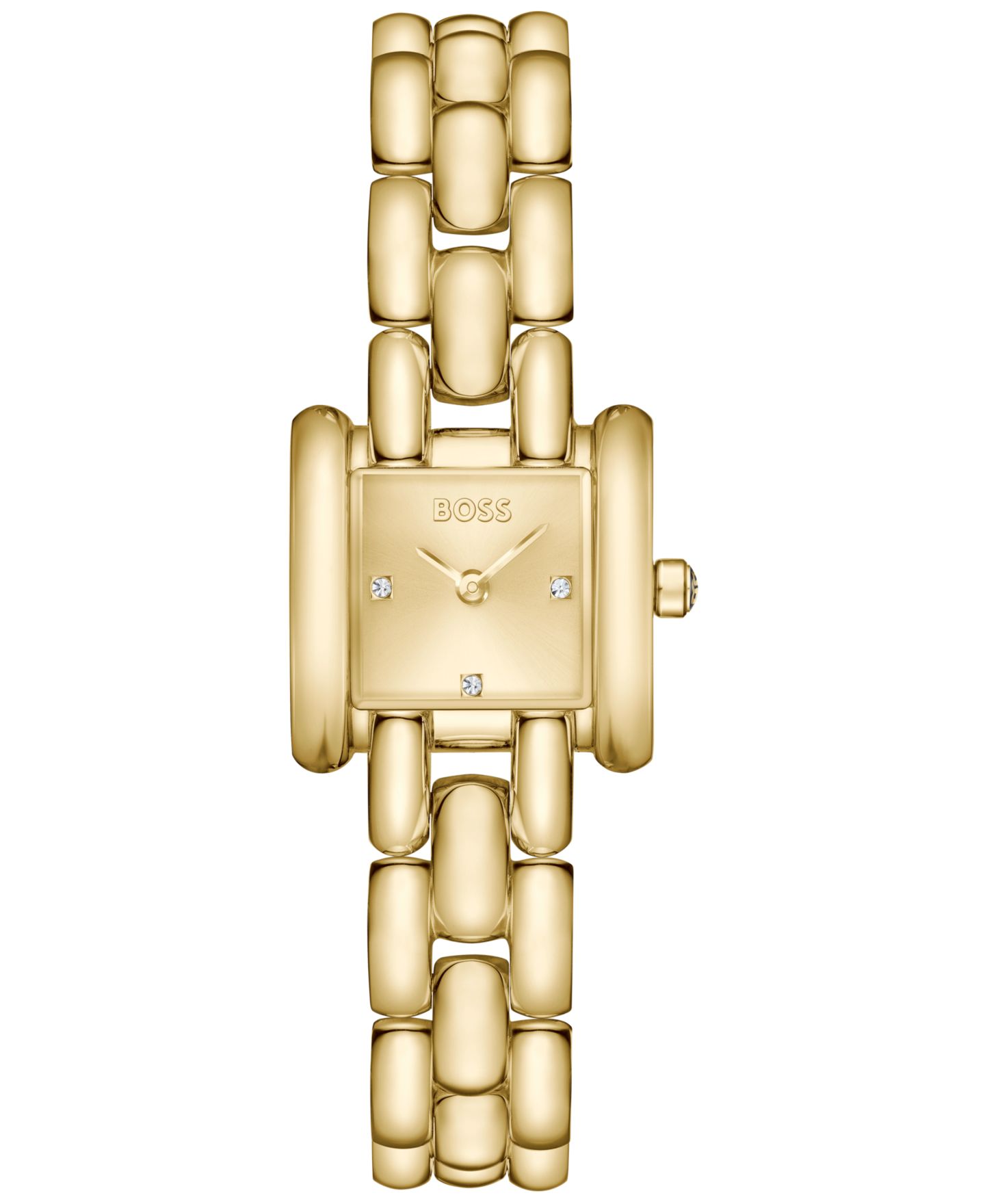 Женские часы Hugo Boss Violet Quartz Ionic Plated Thin Gold Steel Watch 21mm — фото 1