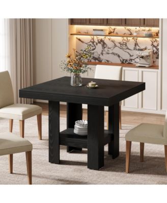 31.5" Square Dining Table for 4, Small Kitchen Table