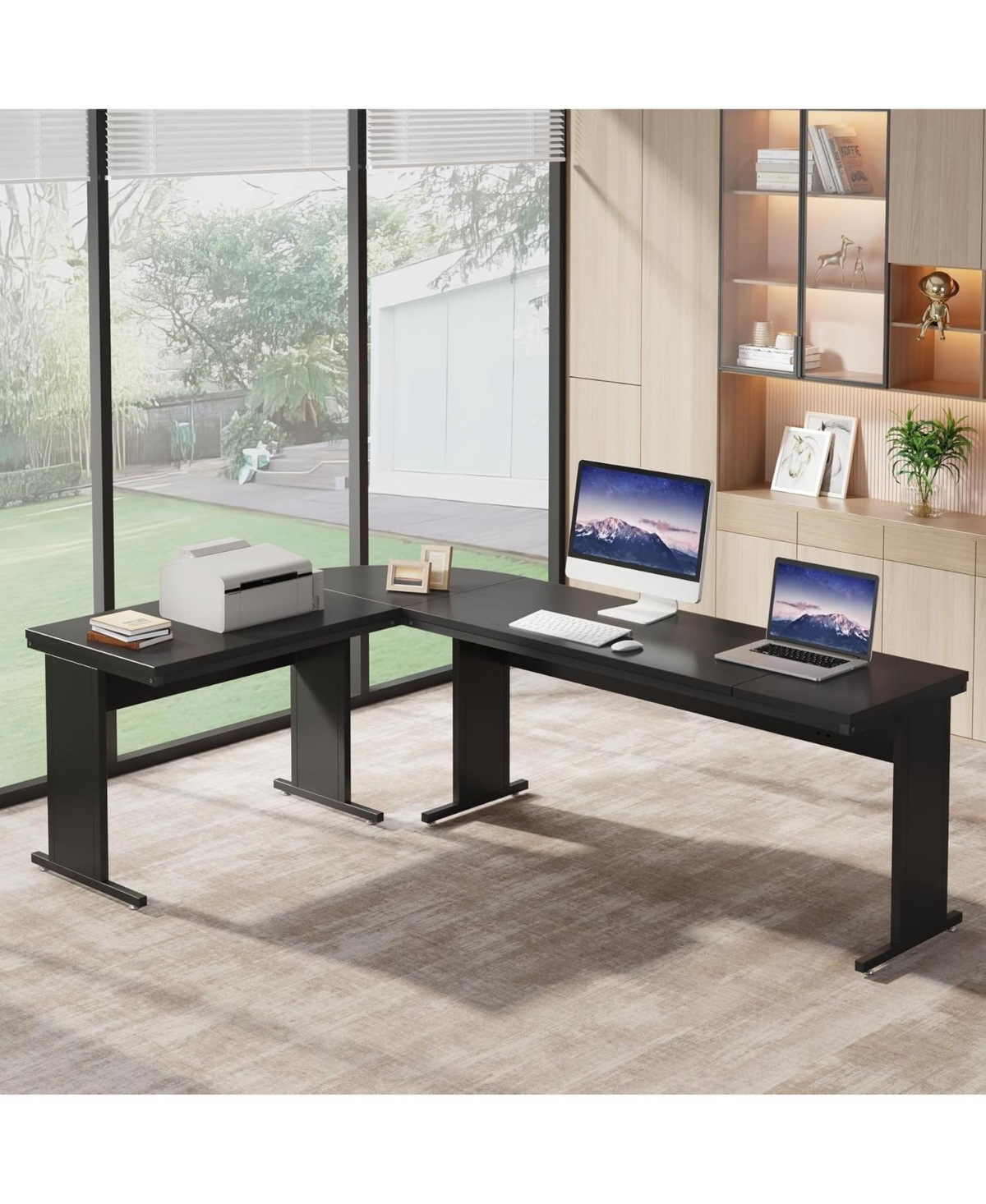 Tribesigns 83" L-Shaped Executive Desk