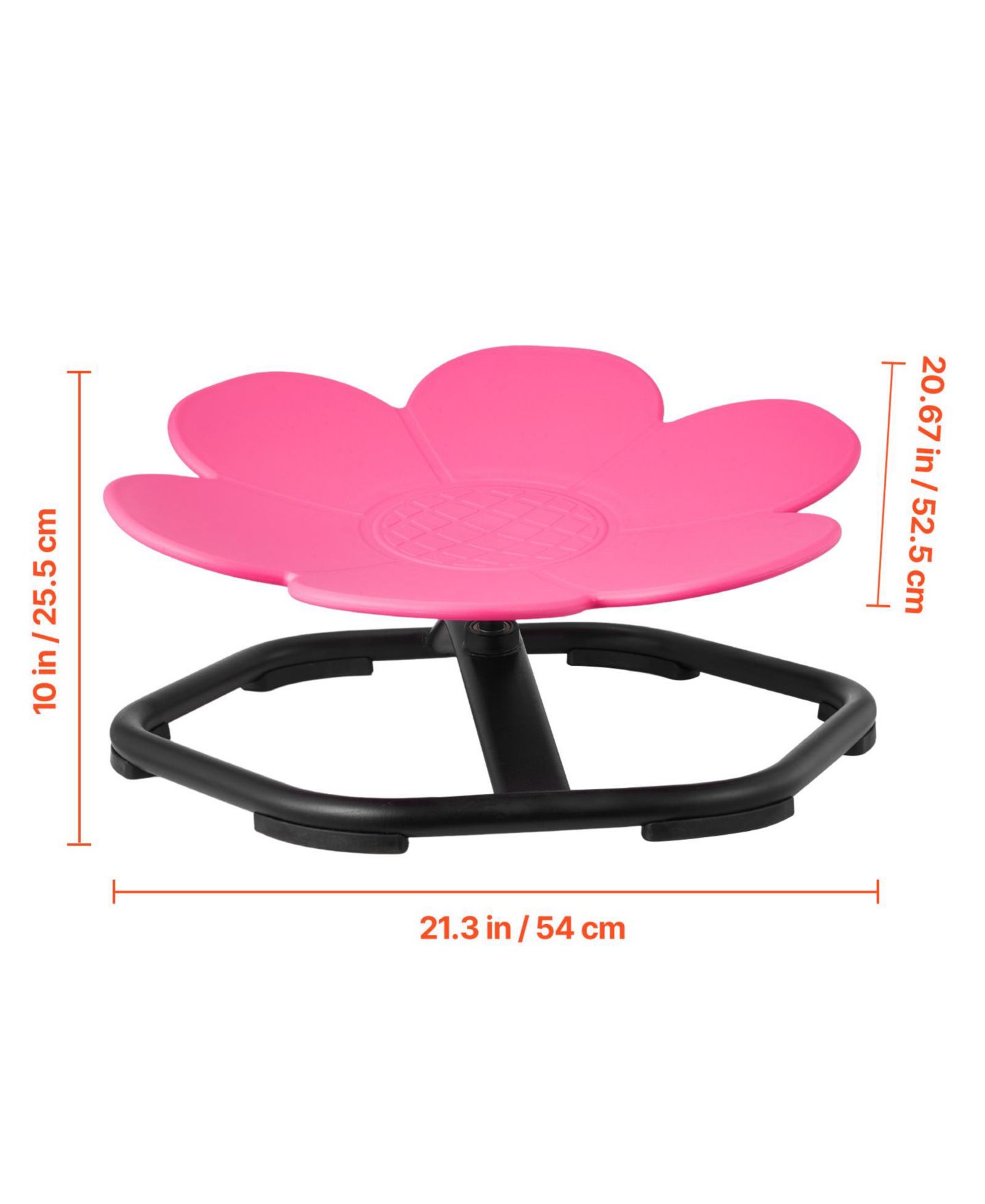 Детская игрушка SUGIFT Flower Shape Sensory Spinning Balance Chair, Ages 3-12, цвет: Красный — фото 3