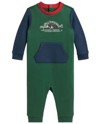 Baby Boys' Polo Sportsman Fleece Coverall