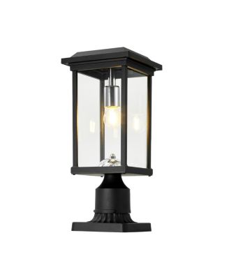 Dusk to Dawn Outdoor Post Light, Waterproof Aluminum Pathway Pole Lamp