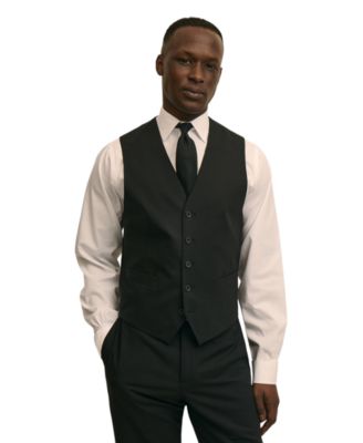 Brooks Brothers Men's Classic-Fit Wool Blend Suit Separates Vest