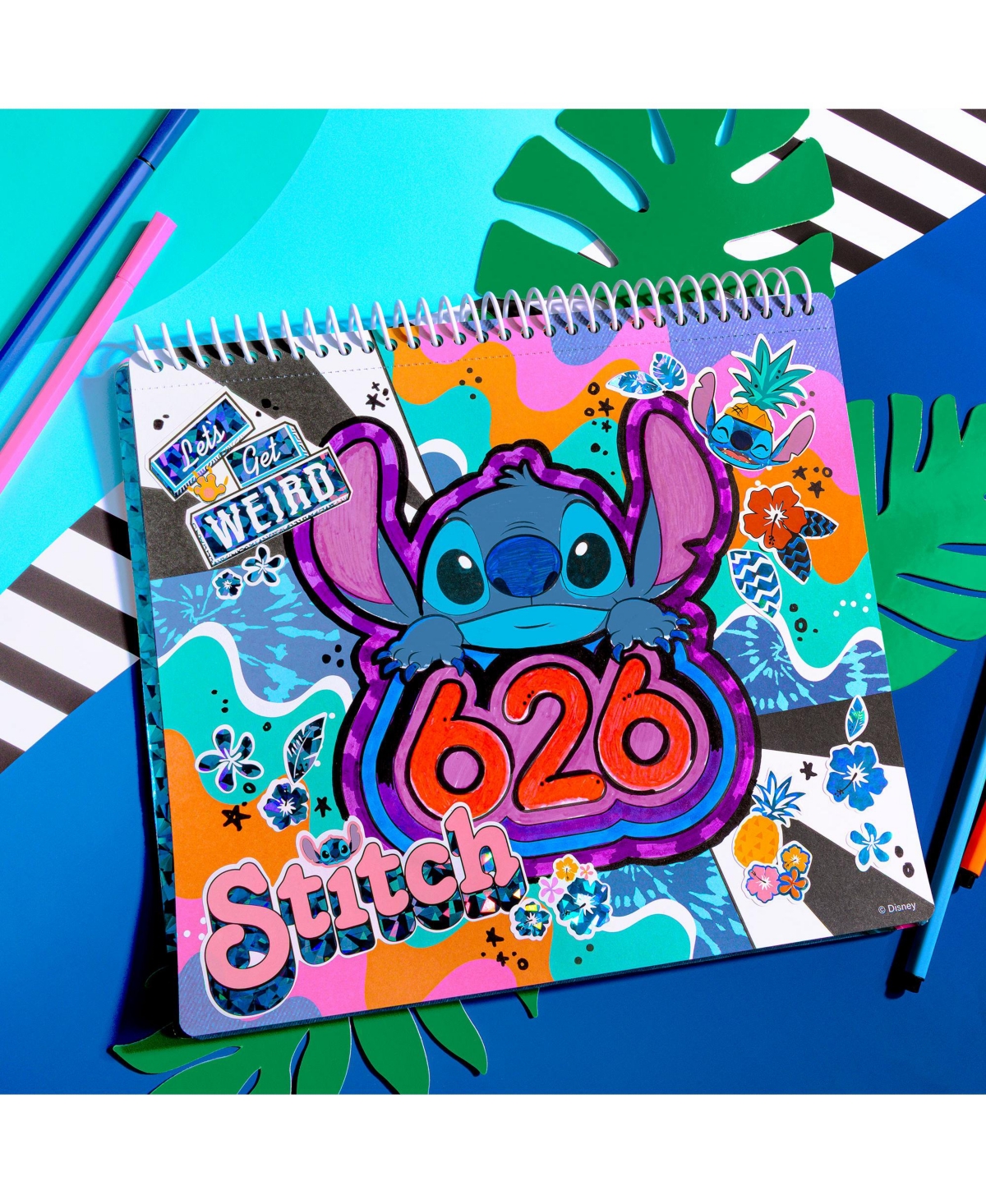 Fashion Angels Disney Stitch: Color and Collage Design Set