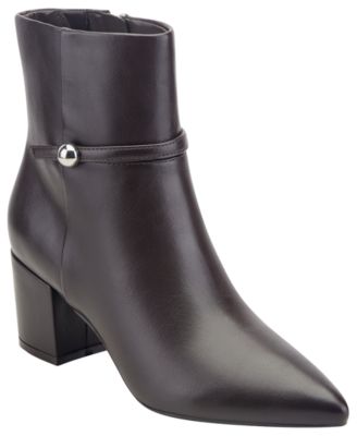 Women's Jalysa Block Heel Pointed Toe Booties