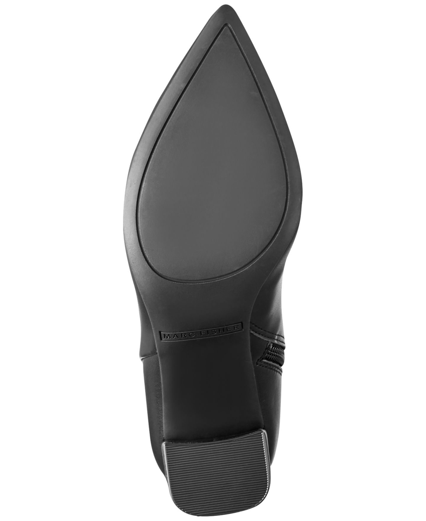 Женские ботинки Marc Fisher Fradia Tall Block Heel Dress Boots, цвет: Чёрный — фото 5