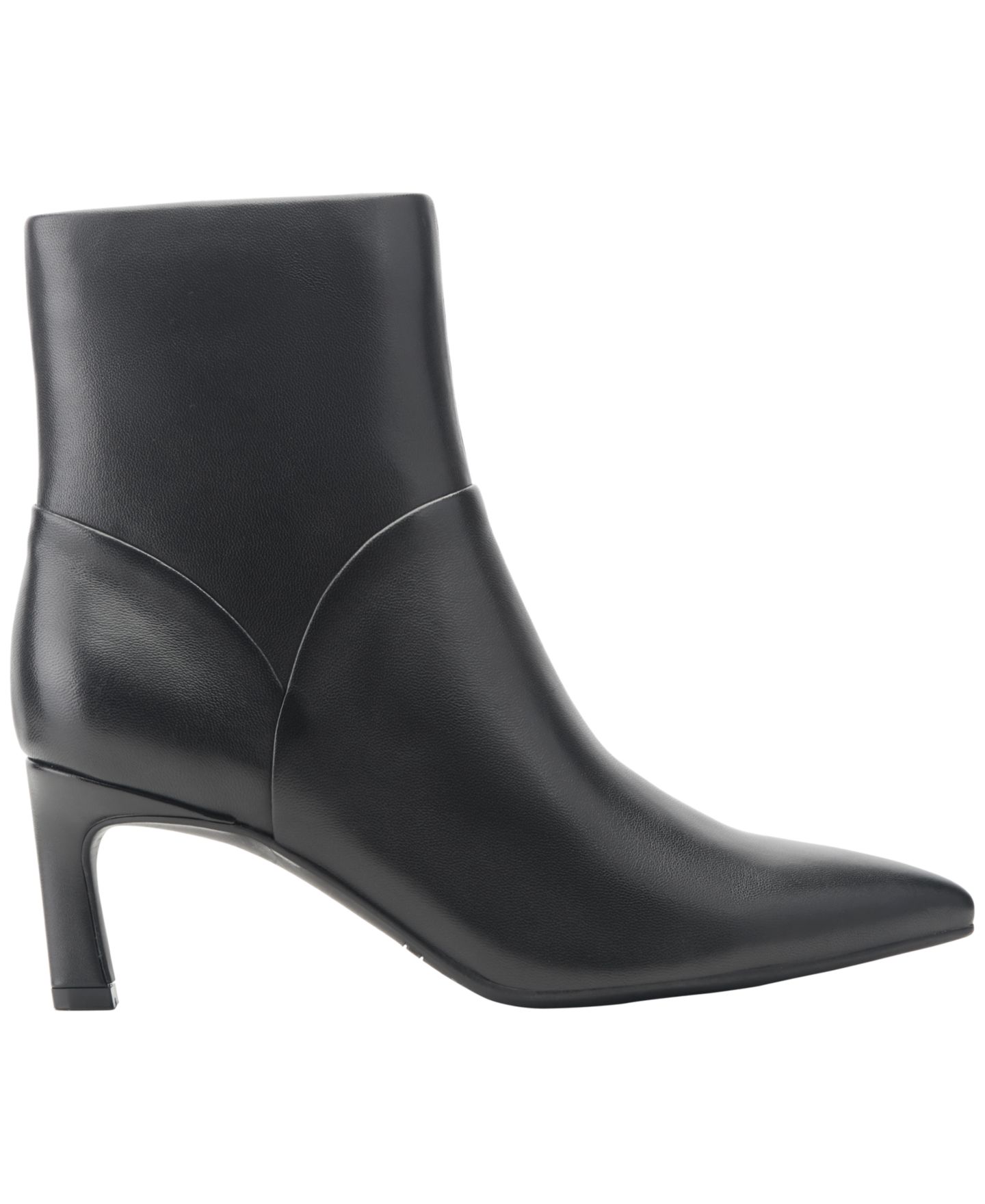 Женские ботинки Marc Fisher Lerita Pointed Toe High Heel Booties, цвет: Чёрный кожаный — фото 2