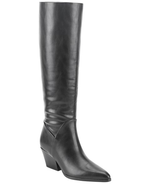 Женские ботинки Marc Fisher Gabels Tall Block Heel, цвет: Чёрный