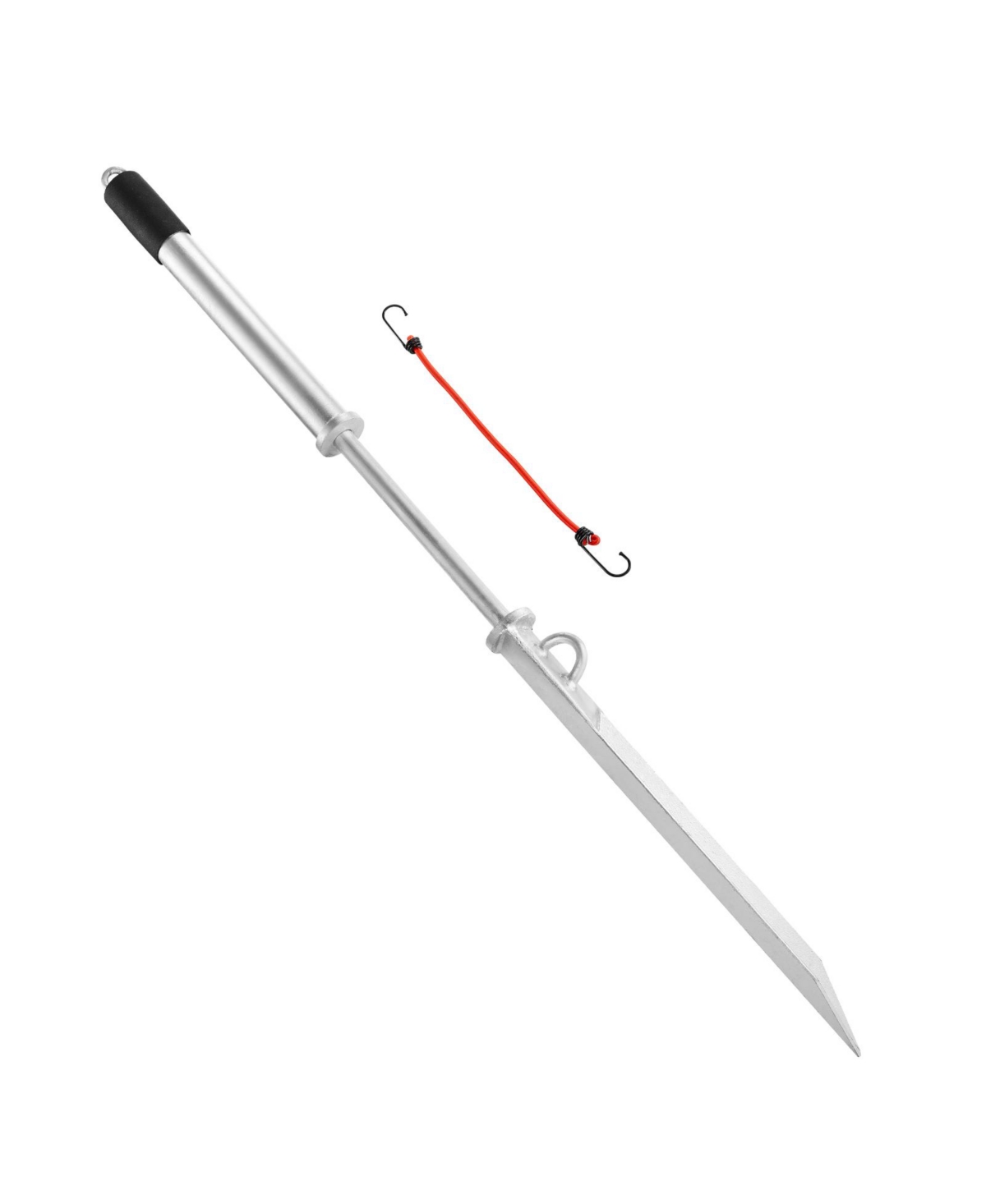 Sevorley Sand Spike Boat Anchor, 36 in Galvanized Steel Shore Spike for Beach and Sandbar