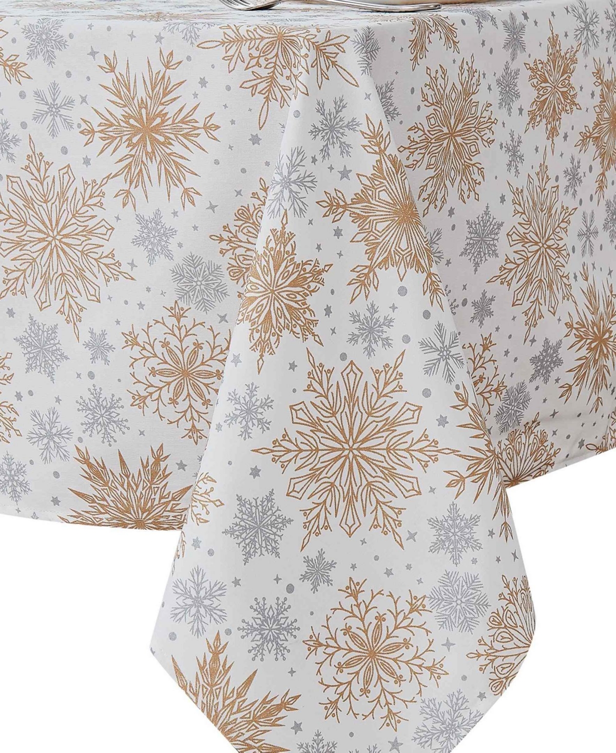 Avanti Snowflakes Rectangle Tablecloth