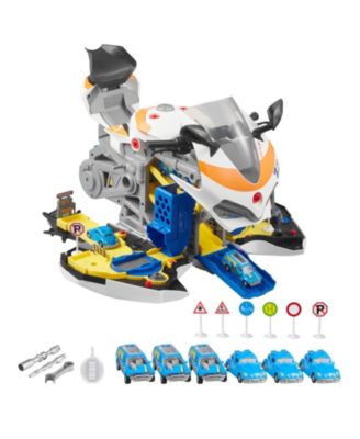 25 Piece Motorcycle Mechanic Toy with Removable Parts Lights Sounds for Ages 3 Years and Up