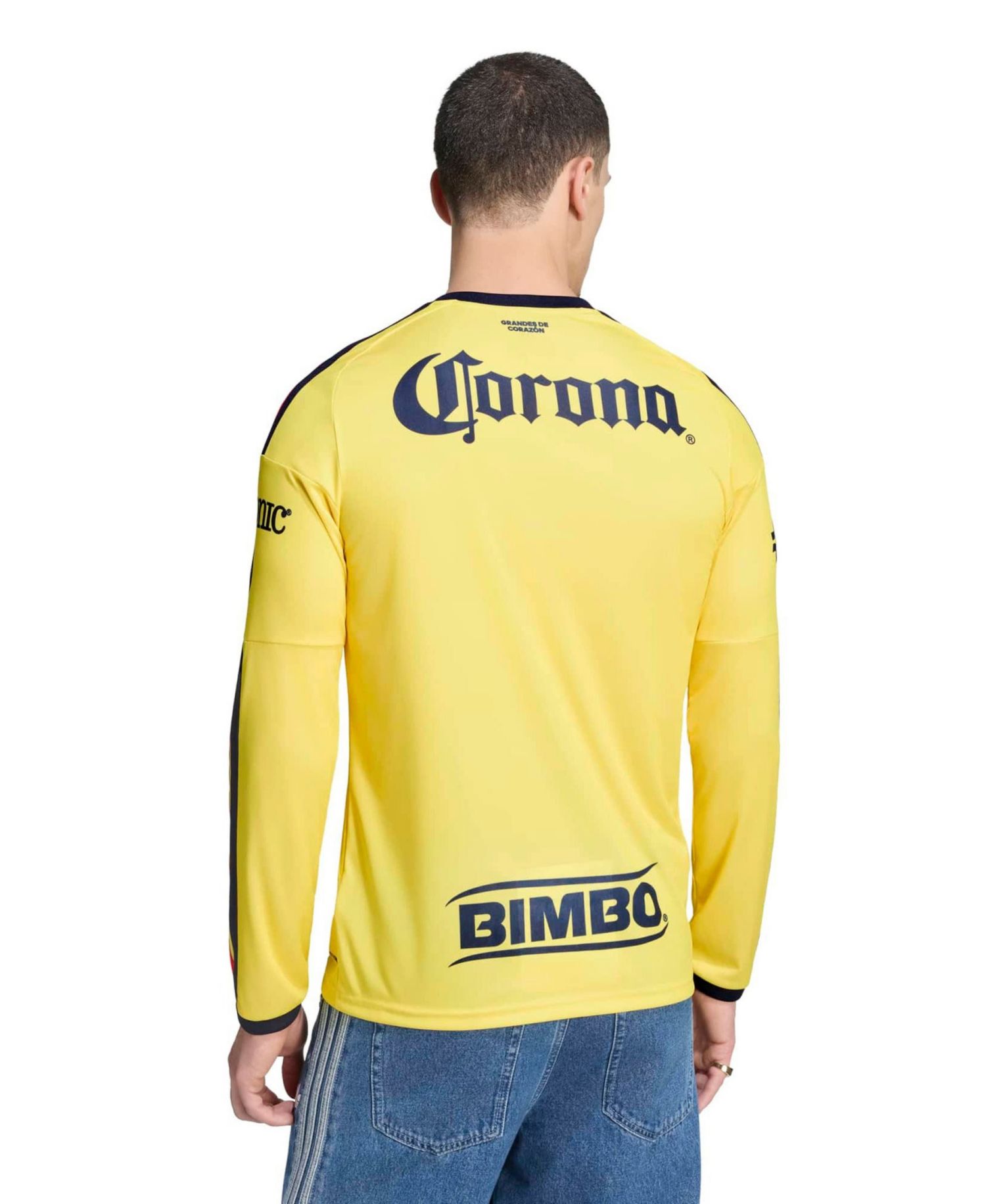 Men's Black Club America 2026/27 Home Replica Long Sleeve Jersey