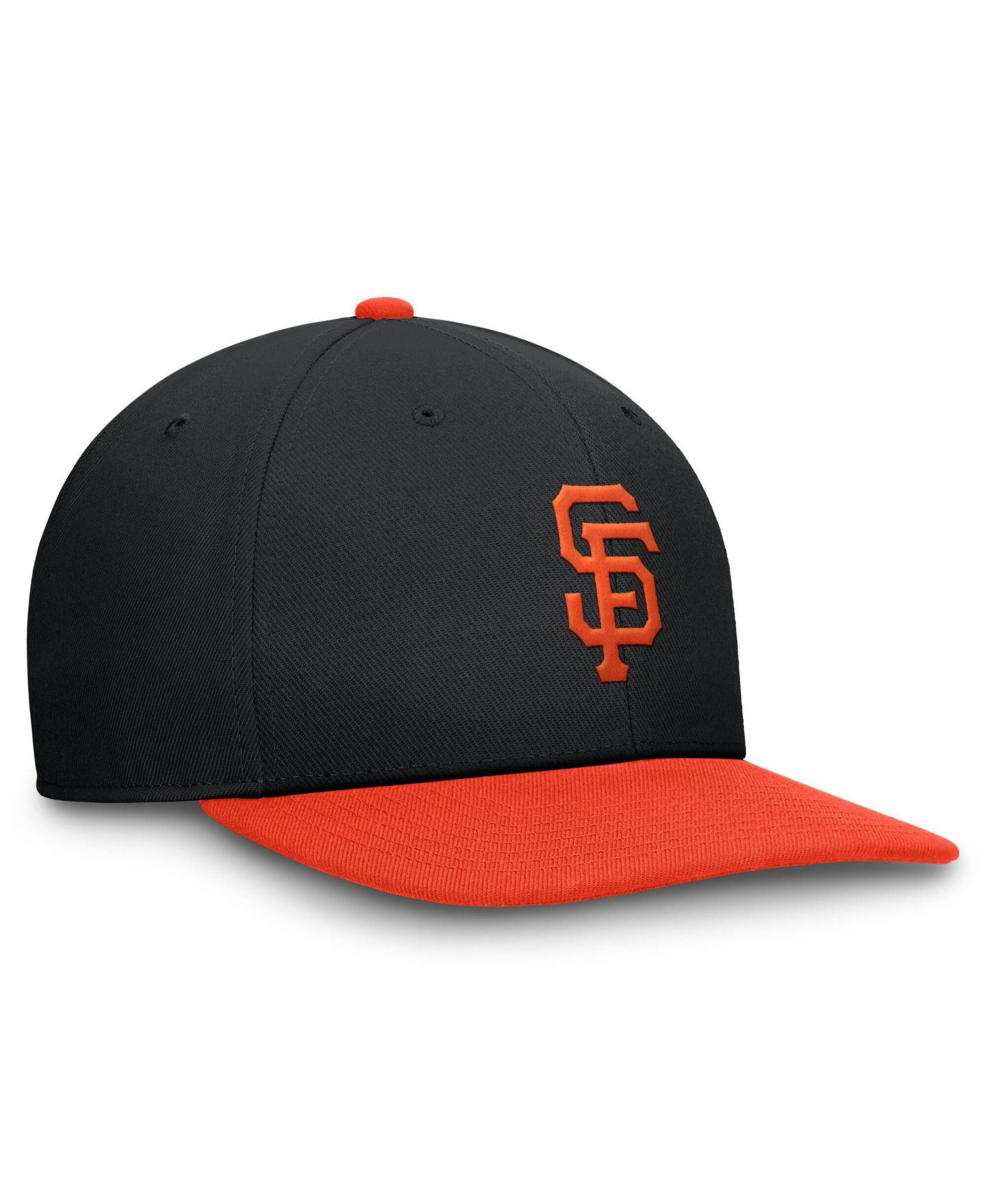 Мужская кепка Nike Black/Orange San Francisco Giants Pro Dri-FIT snapback Hat — фото 3