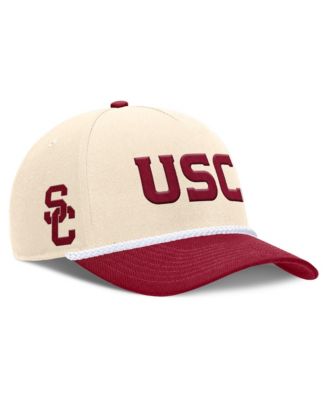 Men's and Women's Natural USC Trojans 2026 Primetime Natural 5-Panel Rope 2-Tone Rise Hat